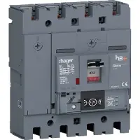 Hager HMT041NR Leistungsschalter h3+ P250 Energy 4P4D N0-50-100% 40A 50kA FTC