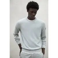 Ecoalf für Herren. MCMGAKNTAIL00639S25-007 Schwanzpullover grau (S), Lässig, Bio-Baumwolle, Nachhaltig
