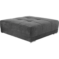 Jockenhöfer Hocker JOCKENHÖFER GRUPPE "Moldau Hocker", grau, B:120cm H:39cm T:120cm, Cord: 100% Polyester, Hocker, Hocker, Mega-Hocker im XXL-Format, Federkern