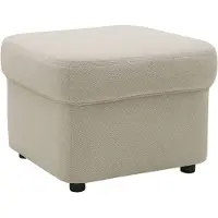 Domo Hocker "FLORES 60x60 cm, hochwertig", beige (creme), B:60cm H:42cm T:60cm, 100% Polyester, Hocker, Hocker