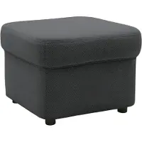 Domo Hocker "FLORES 60x60 cm, hochwertig", grau (dunkelgrau), B:60cm H:42cm T:60cm, 100% Polyester, Hocker, Hocker