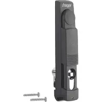 Hager MES-SH4K7K Schwenkhebelgriff 160x35 mit Dorn 4-kant 7mm plombierbar MESSH4K7K
