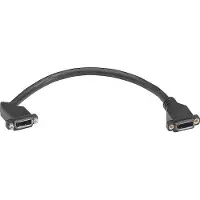 Tehalit Hager GMDSDP DisplayPort Kabel Buchse-Buchse 0.2m, für Panelmontage D-SUB