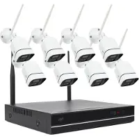 Pni House Wifi660 Nvr &amp; 8 Cameras P2p 3mp Videoüberwachungsset