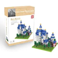 Tinisu Schloss Neuschwanstein Bayern Modell LNO Micro-Bricks Bausteine