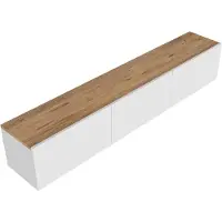 Skye Decor , West - White, Atlantic Pine, TV-Schränke, Weiß, 150 x 30 x 32 cm