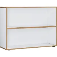 VCM Bücherregal "Holz Büro Regal Bücher Ordner Aktenregal Salia 2f", weiß, B:100cm T:33cm, Regale, Bücherregal