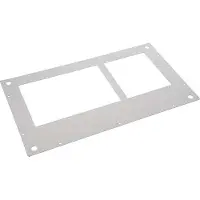 Hager M-DBLA8580 Deckblech mit Einführungsschlitzen IP40 850x800 (BxT) verzinkt MDBLA8580