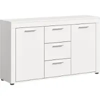Ebuy24 Jam Sideboard 2 Türen, 3 Schubladen weiß.