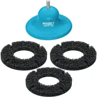 Hazet 4960R-160/4, Schleifscheibe, Metall, 500 RPM, Schwarz, Blau, 16 cm, 3 Stück(e)
