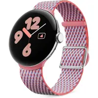 Google GA06138-WW, Uhrenarmband, Pixel Watch 3 45mm, Baumwollfaser, Silber, 1 Stück(e)