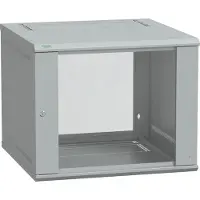 Schneider Electric Electric NSYKDB9U4F Actassi KDB, 19, Wandmontierte KD Box, 9HE, Tiefe 400 mm, Sichttür
