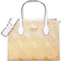 GUESS SILVANA 2 COMP TOTE Weiß