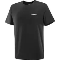 Salomon - Chest Logo Regular Tee - T-Shirt Gr XL schwarz