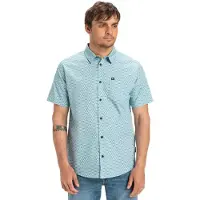 Quiksilver Kurzarm Hemd Apero Organic Classic Aquifer Florever - M
