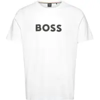 BOSS für Herren. 50491706 RELAXED FIT ORGANIC COTTON T-SHIRT weiß (M), Heimtextilien, Baumwolle, Kurzarm
