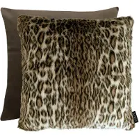 Apelt Dekokissen "Luke" Gr. 1, braun (braun, braungrau, unifarben), B:45cm L:45cm, Polyester, Dekokissen_Sitzkissen_Kissenhüllen, Dekokissen, Wendekissenhülle mit Füllung, 1 Stück