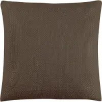 Apelt Dekokissen "ANCONA" Gr. 1, braun (braun, unifarben), B:45cm L:45cm, Polyester, Dekokissen_Sitzkissen_Kissenhüllen, Dekokissen, Kissenhülle mit Füllung, 1 Stück