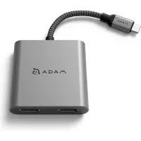 Adam Elements CASA Hub H2, USB Typ-C, 2 x HDMI, Männlich, Weiblich, Gerade, Gerade