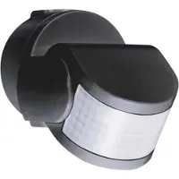 Niko Zueblin Swiss Garde 3100 - Passiver Infrarot-Sensor (PIR) - Verkabelt - Decke/Wand - Outdoor - Schwarz - IP55