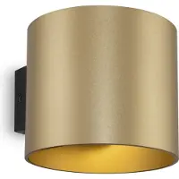 Maytoni Moderne Wandleuchte Rond 1xG9 excl. in Mattes Gold aus Aluminium 50 W für Küche, Schlafzimmer, Wohnzimmer, Esszimmer, Lobby