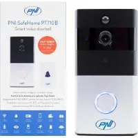 Pni Intelligente Video-Gegensprechanlage SafeHome PT710B WiFi HD, P2P, Akku und Klingelton 36 Songs enthalten, dedizierte Tuya Smart-Anwendung, Integration in Szenarien und intelligente Automatisierun