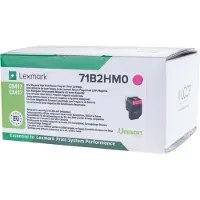 Lexmark Original Toner 71B2H, Einzelpack, magenta