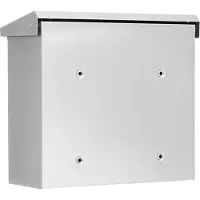 Burg wachter Briefkasten Comfort, Stahlblech verzinkt, silber
