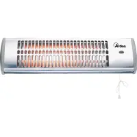 Ardes AR437B, Elektrischer Quarz-Raumheizer, Quarzglas, IP24, Drinnen, Wand, Silber