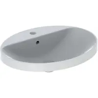 Geberit 500725012 VariForm Einbauwaschtisch, oval