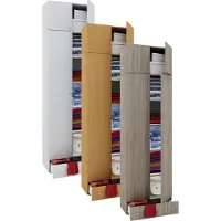 Hioshop Holz Mehrzweckschrank Serie Vandol mit Drehtüren