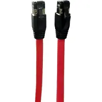 Microconnect MC-SFTP801R, 1 m, Cat8.1, S/FTP (S-STP), RJ-45, RJ-45, Rot