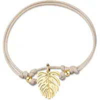 Ailoria Armband "Armband beige/silber JUNGLE", gold, Armbänder, Kinder, Edelstahl, Armband