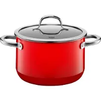 Silit Fleischtopf "Passion red, Kochtopf Induktion schneid- und kratzfest" Silargan