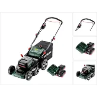 Metabo RM 36-18 LTX BL 46 Akku Rasenmäher 36 V ( 2x 18 V ) 46 cm Brushless + 2x Akku 4,0 Ah + Ladegerät