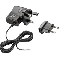 HP Poly Savi Office Universalnetzteil mit geradem Stecker -9 V 500 mA, Kabel, Schwarz