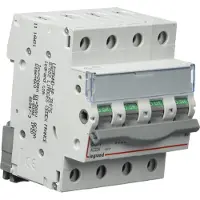 Legrand 406487 Lasttrennschalter DX3, 4-polig, 63A 400 VAC, Gebrauchskategorie AC-22A, 4TE