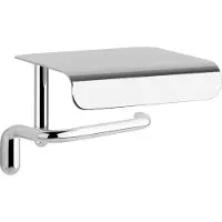 Gessi Goccia Toilettenpapierrollenhalter mit Deckel, Wandmontage, 38049123, Farbe: Kupfer GHRC