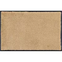 Wash & dry Fußmatte "Original Uni, Schmutzfangteppich" Gr. 16, beige (sand), B:60cm H:9mm L:90cm, Kunstfaser, BY KLEEN-TEX, Teppiche, Fußmatte, Schmutzmatte, rutschhemmend, auch als Läufer erhältlich