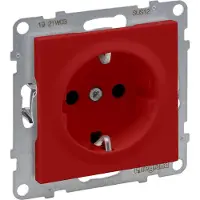 Legrand Schutzkontakt-Steckdose 16A 250V Rot SEANO, Elektro Steckdose