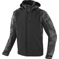 Bogotto Win-D Camo Motorrad Textiljacke, schwarz/camouflage, S
