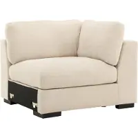 Ebuy24 Venture Design 62002-102, Ecksofa, Wohnzimmer, Beige, 1 Sitz(e), Beige, Salerno
