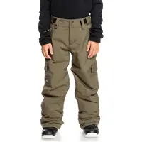 Quiksilver Skihose "Porter" Gr. 10, braun (canteen), Hosen, Kinder, 10, Normalgrößen, Obermaterial: 100% Polyester., Skihose