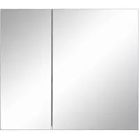 Home affaire Spiegelschrank "Wisla", weiß (weiß, weiß), B:80cm H:70cm T:15cm, Holzwerkstoff, Schränke, Spiegelschrank, Breite 80 cm