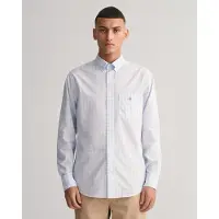 Gant für Herren. 3000120 Kariertes Popeline-Hemd Vichy Regular Fit (5XL), Lässig, Baumwolle, Langarm