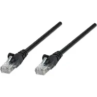Intellinet Netzwerkkabel, Cat5e, U/UTP, CCA, Cat5e-kompatibel, RJ45-Stecker/RJ45-Stecker, 7,5 m, schwarz, 7,5 m, Cat5e, U/UTP (UTP), RJ-45, RJ-45, Schwarz