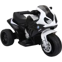 HOMCOM Elektro Motorrad für Kinder Kindermotorrad Kinderfarhzeug BMW Linzenz