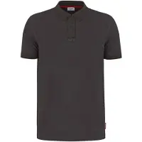 JOOP! Poloshirt JOOP JEANS "Ambrosian", Herren, Gr. L, schwarz, Jersey, Obermaterial: 95% Baumwolle, 5% Elasthan, clean, unifarben, klassisch, Rundhals, Rippbündchen, Shirts Poloshirt, mit Knopfleiste