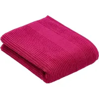 Vossen Badetuch "Tomorrow", lila (cranberry), B:67cm L:140cm, Webfrottier, Baumwolle, Handtücher, Badetuch