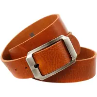 Anthoni Crown Ledergürtel , Herren, Gr. 115, braun (cognac), Leder, Basic, Gürtel Ledergürtel, Denim-Gürtel mit leichte Struktur